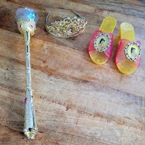 Disney Princess Dress-Up Set with Arora Wand, Tiara, and Slippers